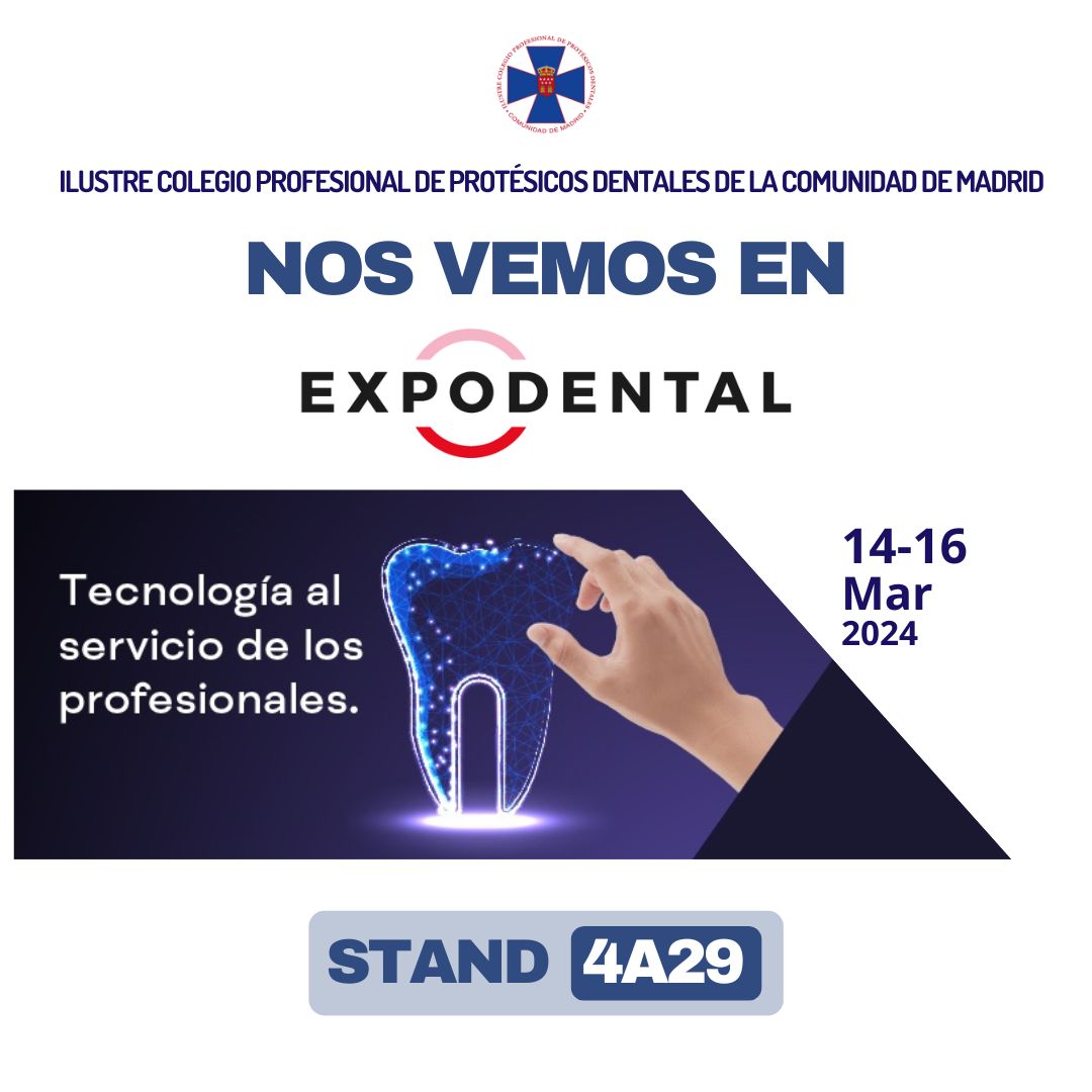 ColProt's tweet image. ¿Ya tienes tu entrada para el evento más importante del sector dental en España?

Como en cada edición, estaremos presentes en #Expodental

Te esperamos durante los días 14, 15 y 16 de marzo en nuestro stand: 4A29

#Expodental #COLPRODECAM #ProtésicoDental #protesicosmadrid