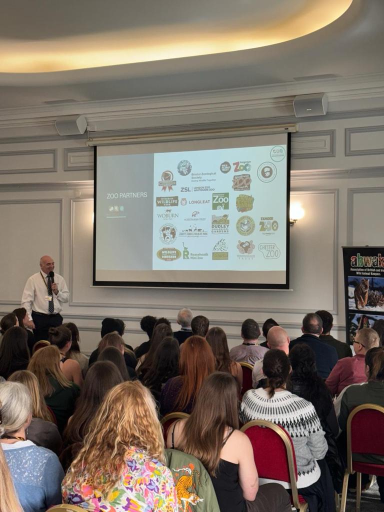 We recently had the opportunity to share how we work with zoos to fight extinction with the Association of British and Irish Wild Animal Keepers at their 50th anniversary symposium. Such a pleasure to meet members of the zoo community who share our vision to #keepnaturesafe