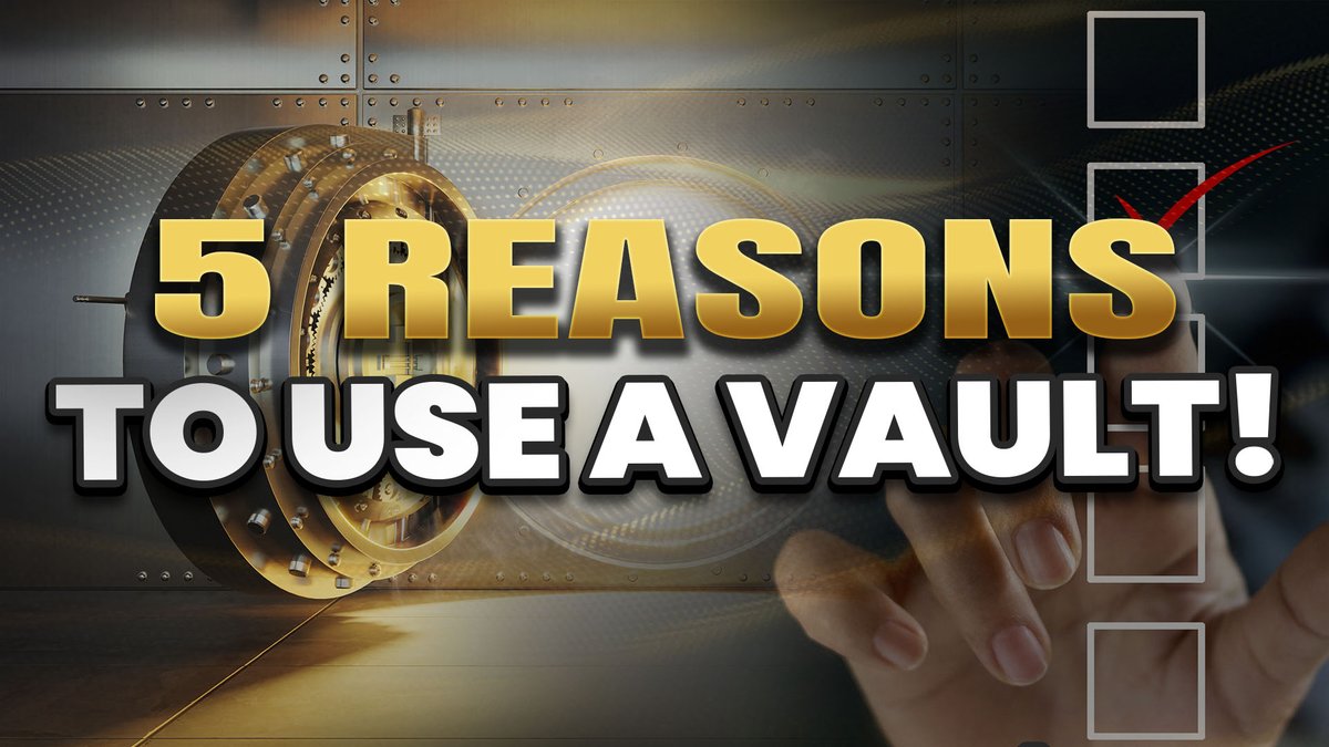 5 reasons to hold your metals in a vault.  

Watch Here: rumble.com/v4hefz9-5-reas… 

#investing #education #goldbusters #gold #silver #LeeDawson
