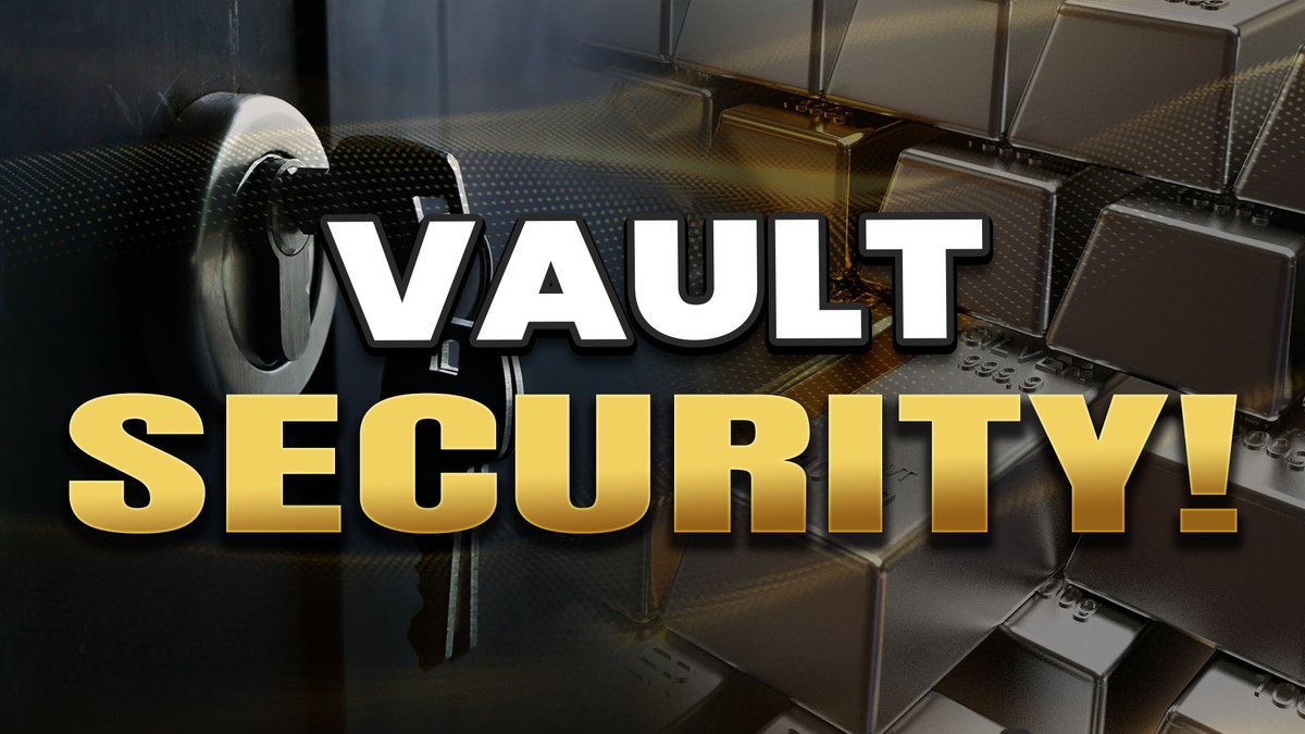 The vault security was unreal!  

Watch Here: rumble.com/v4heg79-the-va…

#investing #education #goldbusters #gold #silver #LeeDawson