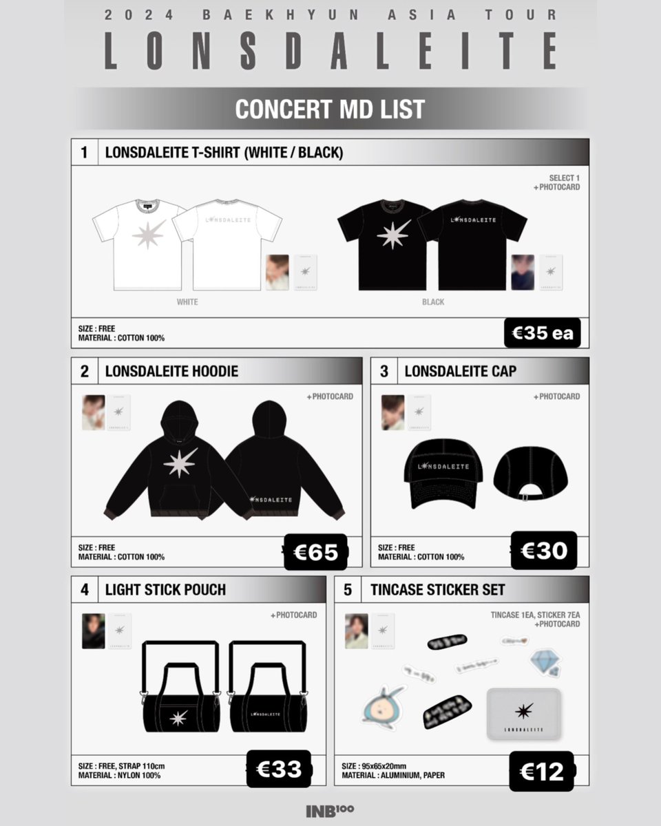 jekyeollie's tweet photo. IT/EU GO (help rt pls)

BAEKHYUN ASIA TOUR <Lonsdaleite> MERCH

item + ems + possible customs + doms

⚠️ pay for item/s as soon as you claim it/them, no backouts unless you find a replacement!

⚠️ deadline - march 15th 2024

#exogo #baekhyungo https://t.co/4YvXbSBBdy