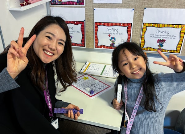 aisbudapest's tweet image. 🎉🔢 Third graders led a Celebration of Mathematics Learning, showcasing their mastery of multiplication and division. Guiding parents through activities, they demonstrated their skills and knowledge. 

#AISBudapest #MathLearning #StudentLeadership #AISBCommunity