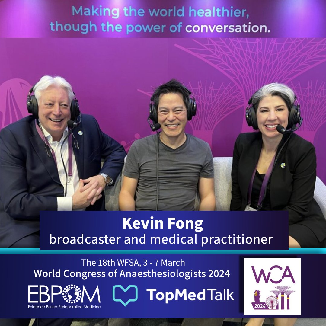Kevin Fong, broadcaster and medical practitioner | WCA 2024 🎧 topmedtalk.com/podcasts/kevin… Presented by Desiree Chappell and Monty Mythen speaking with well-known British doctor and broadcaster Kevin Fong, OBE MRCP FRCA. #WCA2024 #TopMedTalk