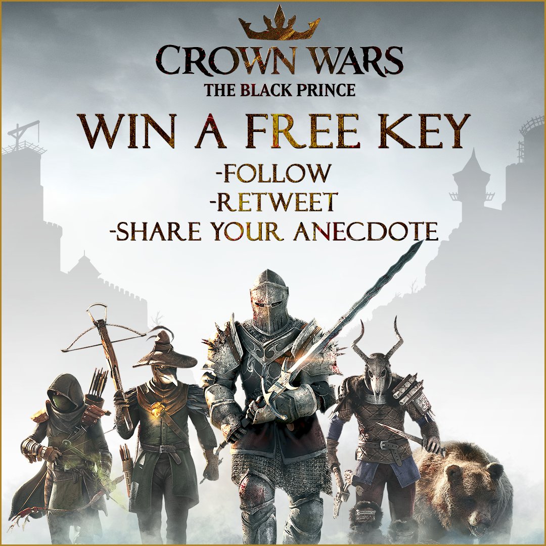 👑 Ready to conquer in Crown Wars? But wait, do you know your history? Share a captivating anecdote from the 100 Year War for a chance to win a free key! 🏰 
- Follow
- RT
- Comment with your anecdote

📜We will pick our 3 favorite ones and reveal the Winners on Monday!
