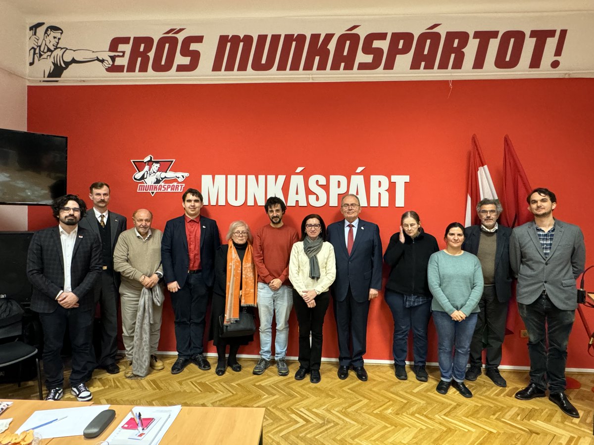 International Meeting in Budapest
2 March the German Communis Party, the Hungarian Workers’ Party, the Communist Party (Italy), the Communist Party of the Peoples of Spain, the Communist Party (Switzerland) and the Pole of Communist Revival in France held a meeting in Budapest.