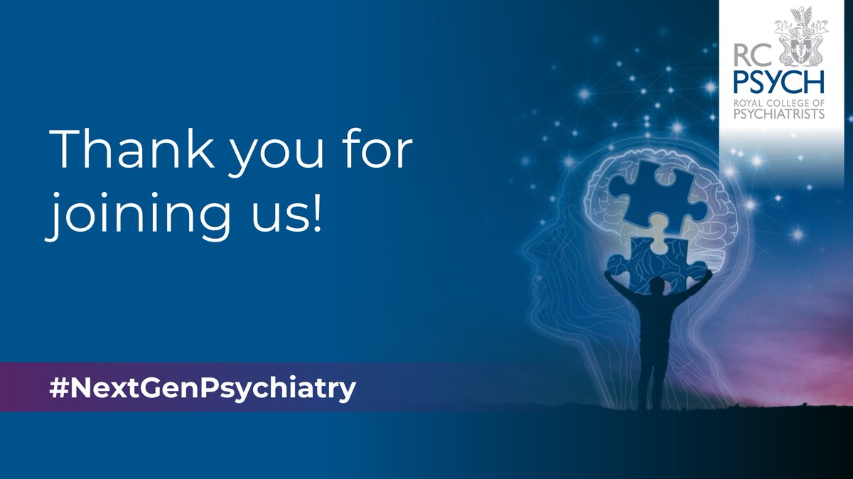 Thank you to all our tweeters for taking part and their wonderful answers tonight. To explore and learn more about these topics, join us at the National Trainees' Conference in Leeds on 25 and 26 April! Book your place  now: bit.ly/48DJLQ0 🧠⭐️ #NextGenPsychiatry