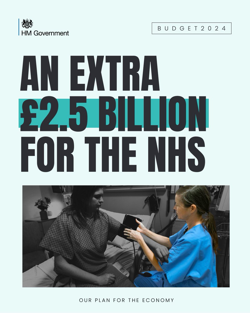 Future proofing our NHS is a priority. That’s why we are protecting day to day funding levels in real terms and supporting the NHS to continue to improve performance and reduce waiting times.