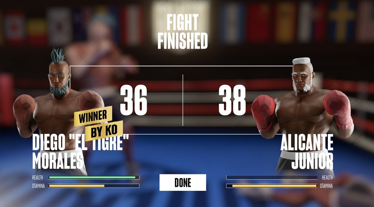 Well then, after those terrible judges kept awarding dubious rounds to Alicante Junior, El Tigre had to take matters into his own hands and paint the floor red.
GN Alicante, and GN Judges.
<a href="/altstatemachine/">AlteredStateMachine</a> <a href="/TheNextLegends/">Muhammad Ali - The Next Legends</a>