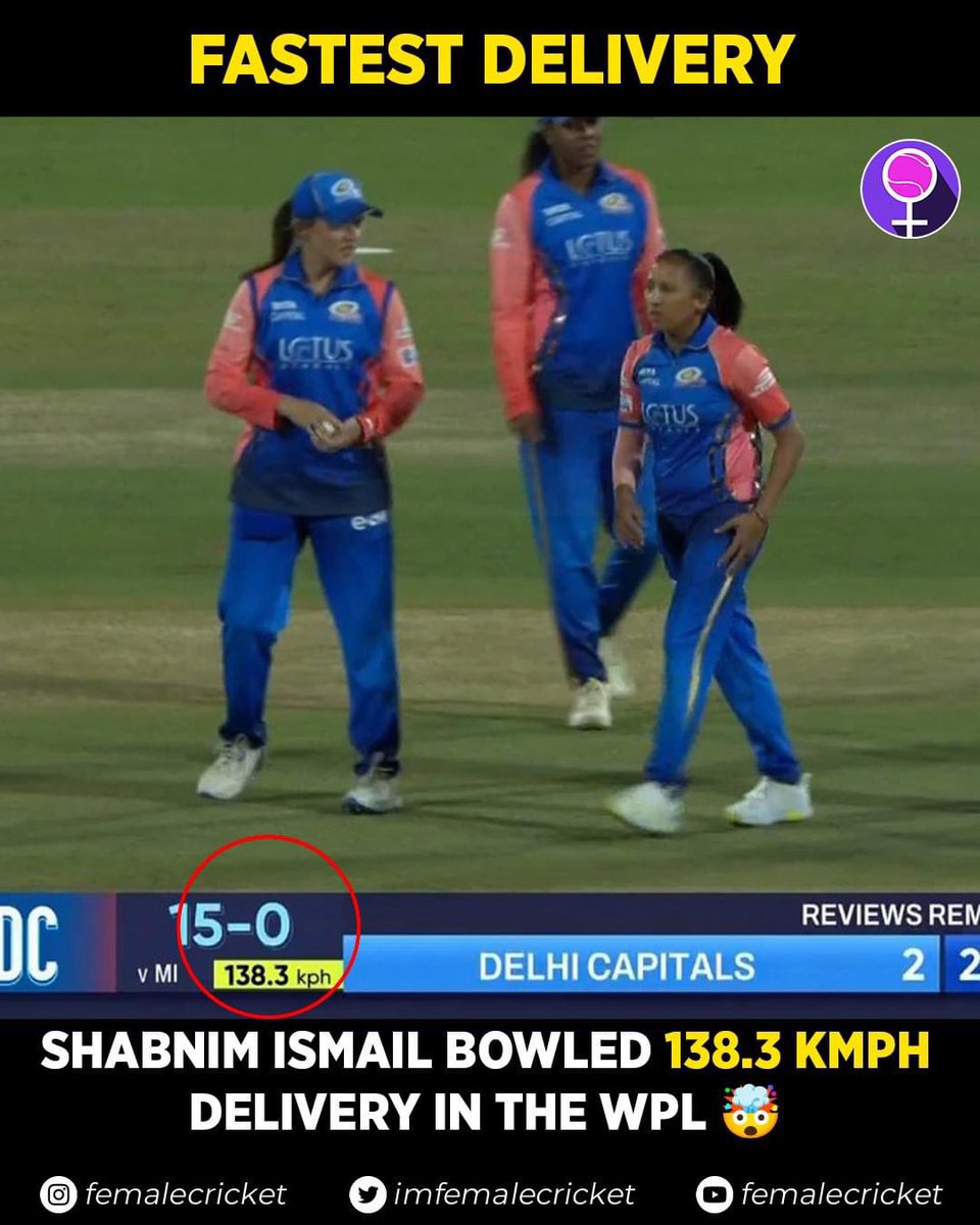 Shabnim Speed 🔥🔥 

#WPL2024 #DCvMI #WomensPremierLeague #womenscricket #lovecricket #explorepage #cricketlove #femalecricket