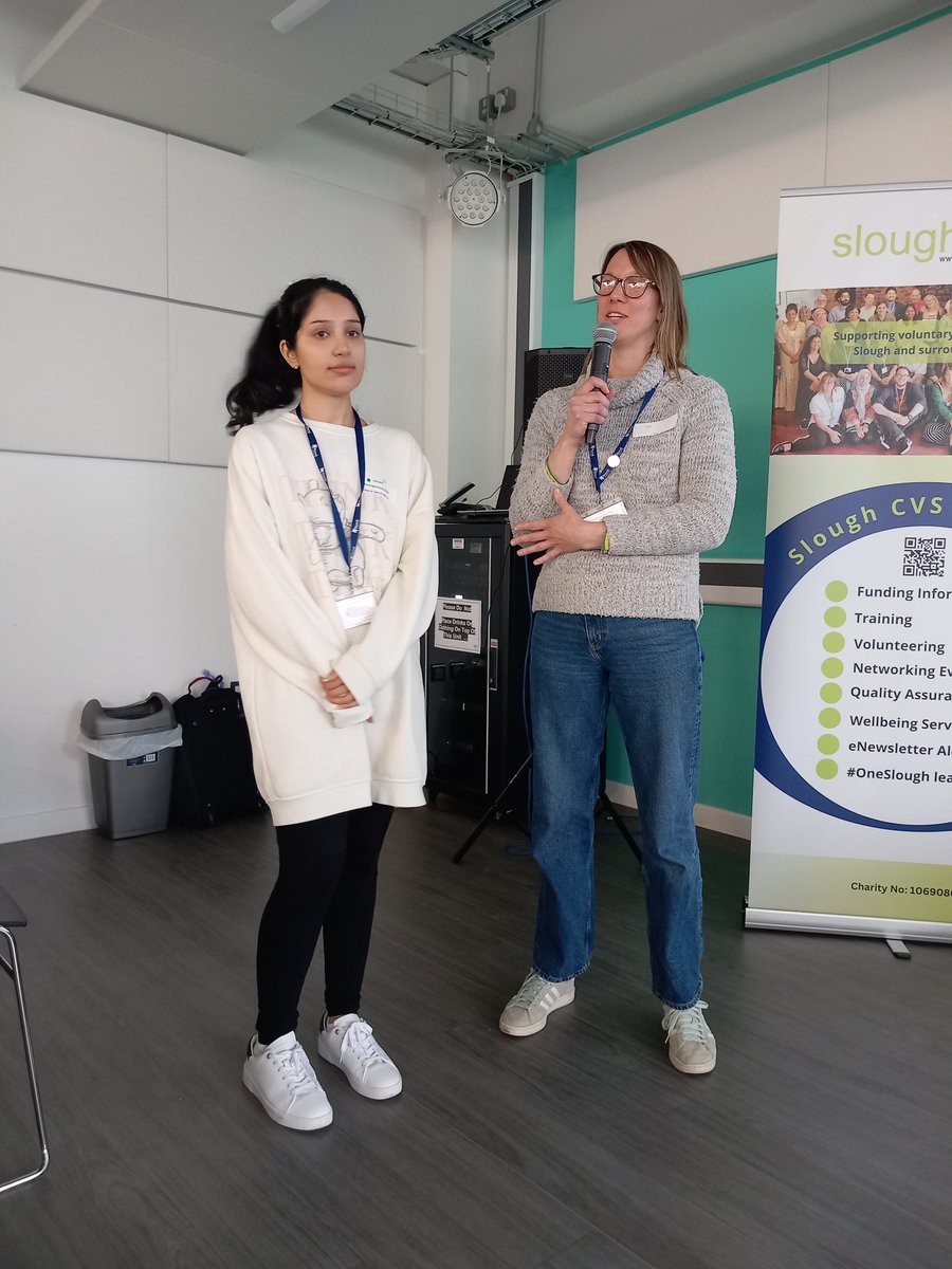 Kat & Zo @BucksMind talking about #CommunityConnectors for people with serious mental health illness, offering a one-to-one service #socialprescribingday24