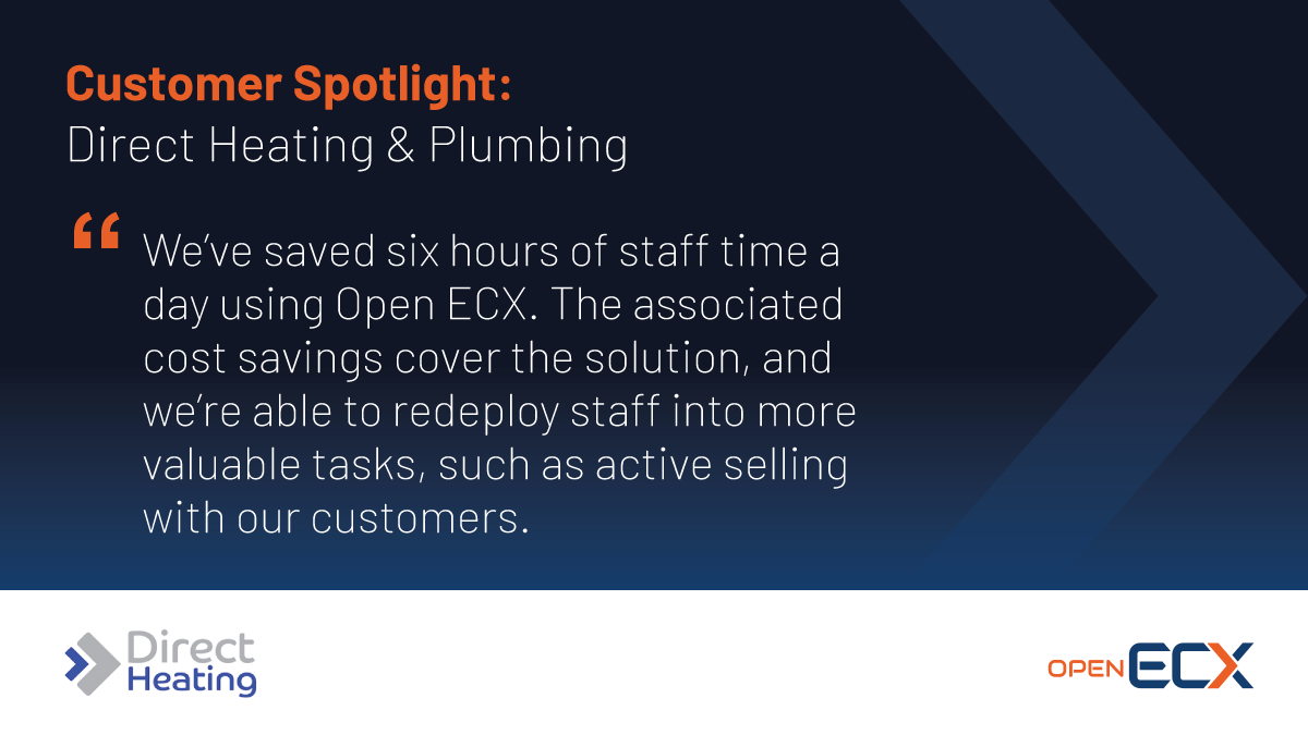 Open ECX enables businesses such as Direct Heating &amp; Plumbing Merchants to unlock Purchase-to-Pay efficiencies, increasing employee productivity, improving accuracy and processing times, and future-proofing operations for growth. 

Watch the video: eu1.hubs.ly/H07YBL70