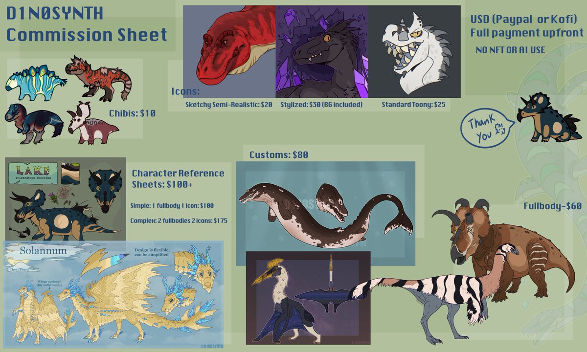 D1N0SYNTH's tweet image. Time for a new pinned
🌿 Hi, I&apos;m Lake and I still draw dinosaurs 🌿

d1n0synth.carrd.co