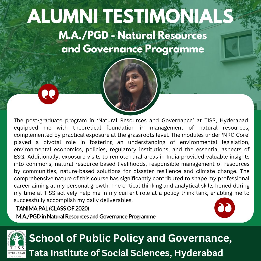 School of Public Policy and Governance, TISS tweet media