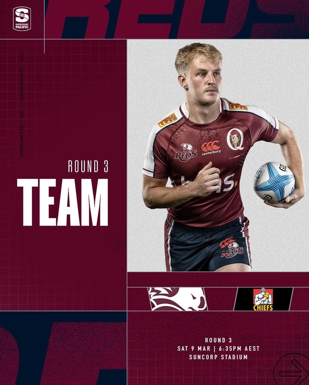 スーパーラグビー クイーンズランドレッズ カンタベリー スーパー