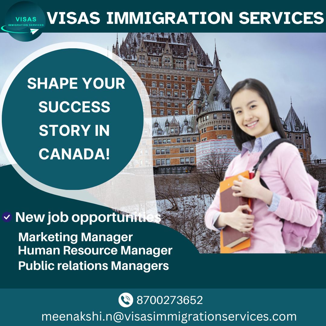 ServicesVisas's tweet image. Shape your success in Canada with new job opportunities.
#canadavisa #jobposts #visasimmigrationservices #jobalert #canadajobs