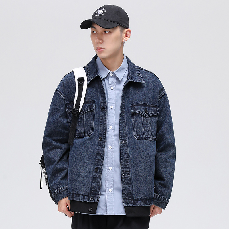 selca_shop's tweet photo. 【 MEN'S SELCA 2024 Spring Collection 】 

 ✔︎Denim blousonJacket
( black / blue)
¥16,000

丈夫で耐久性のあるデニム素材が、アウトドアから都会のスタイルまで幅広いシーンで活躍します。
シンプルながらも個性的なアイテムで、着こなしに自由度を与えます。

▼MEN'S SELCA SHOP▼
 https://t.co/kxfvGmk7Xw 

#SELCA #韓国ファッション #メンズセルカ