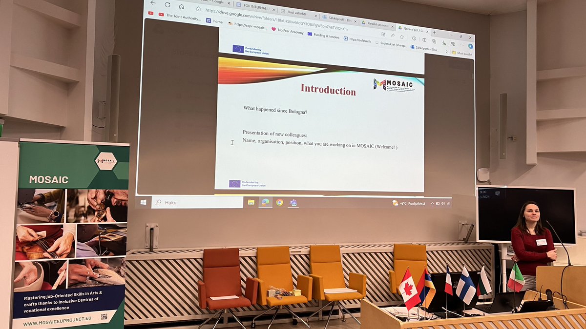 <a href="/MOSAICeuproject/">MOSAIC</a>  project meeting <a href="/Omniasome/">Omnia</a> - welcome by development director   and introduction and brief overview of the agenda by  #SEPR