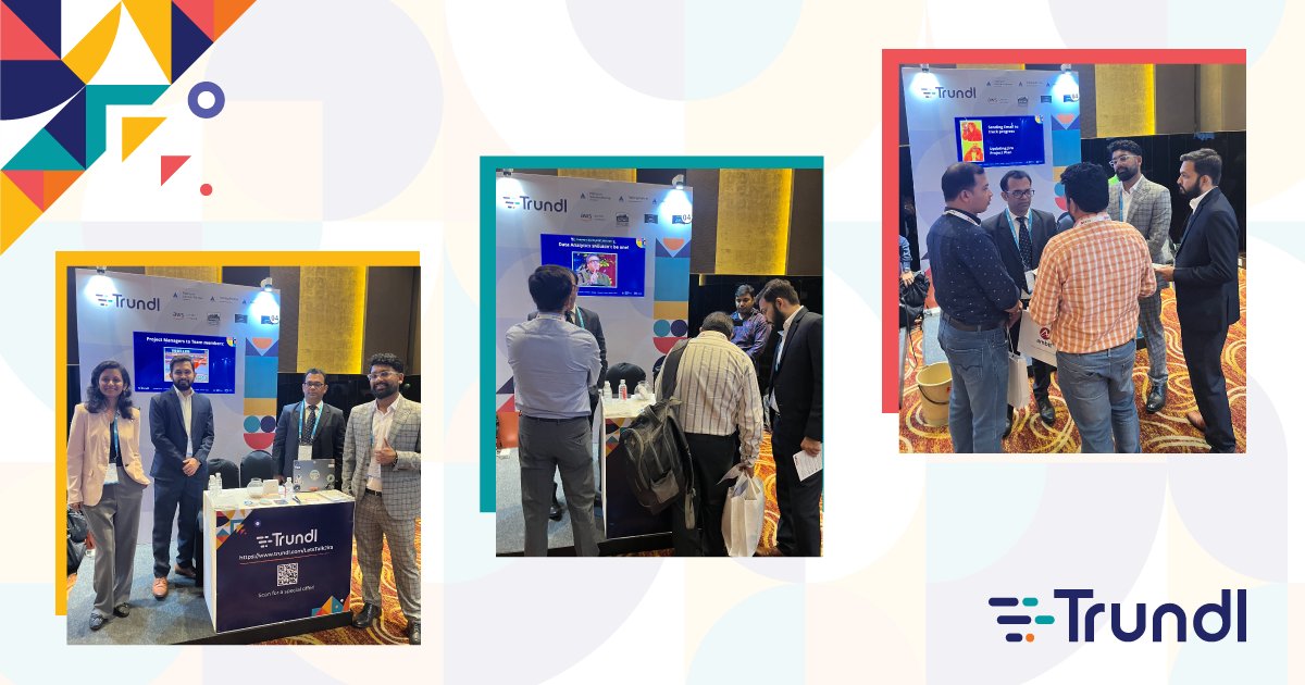 Trundl_inc's tweet image. It’s a full house at the Trundl booth at #ETBFSICIOConclave.

We’re elated to be part of insightful discussions on innovations in Tech. 

🎁 Stay tuned for our raffle winner announcement, we have an exciting giveaway!

#Trundl #jira #mumbai