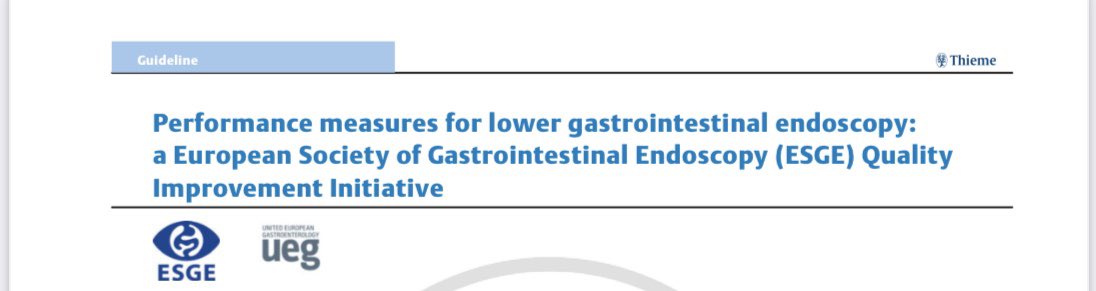 #ColorectalCancerAwarenessMonth 🌟 Please take a moment to review @ESGE_news performance measures for lower #GI #Endoscopy 🔗 tinyurl.com/ycy3zarr Early detection saves lives. #GITwitter #LiverTwitter