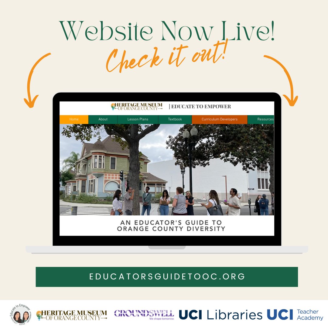 Excited to present 'An Educator's Guide to Orange County' at @CAsocialstudies ! 🌟 Building on @cathgoulding teachings, we've developed a resource to foster belonging through place-based pedagogy and ethnic studies. Join us in celebrating our community's diversity! 📚 @stacyyung