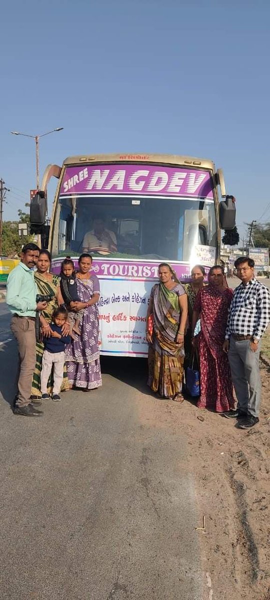 Exposure visit by the SHG women of Kheralu to the success models under project Shakti supported by @McCainFoods.