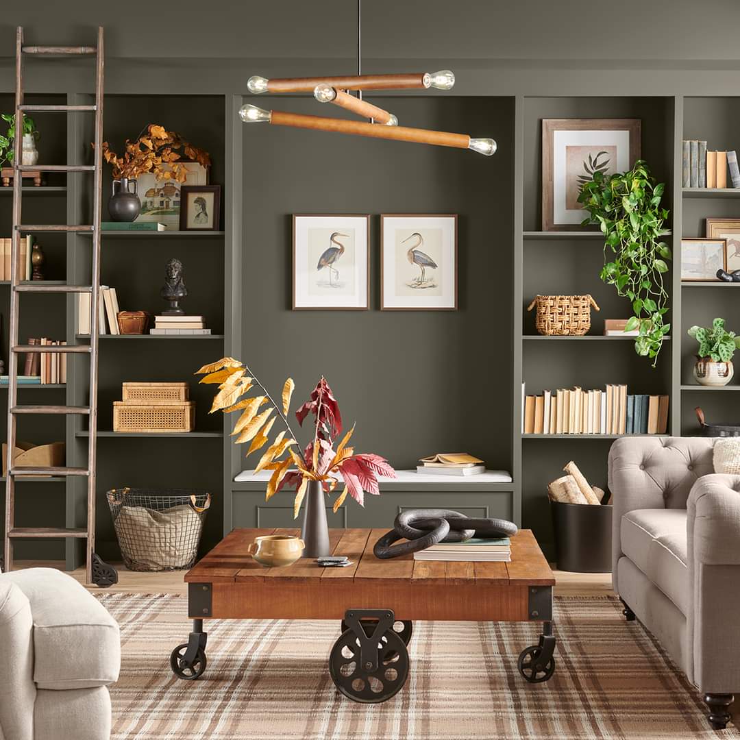 [Tuesday Trend]
March's Colour of the Month is ROYCROFT BRONZE GREEN by @sherwinwilliams 🪖

#askamber #interiordecorator #realtor