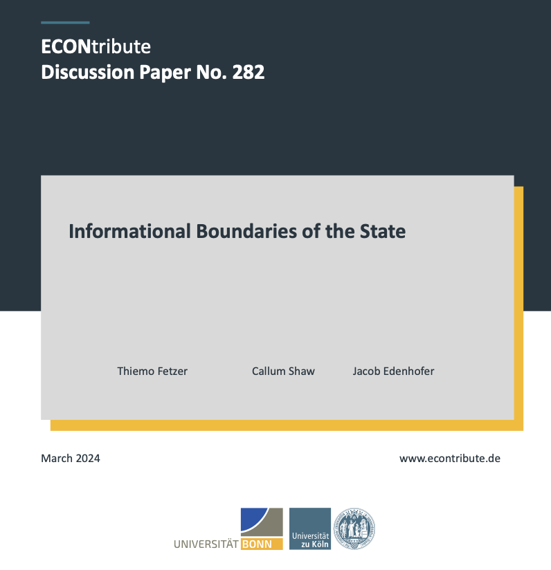 Informational Boundaries of the State is now also circulating as @ECON_tribute working paper: See here: econtribute.de/publications/#…