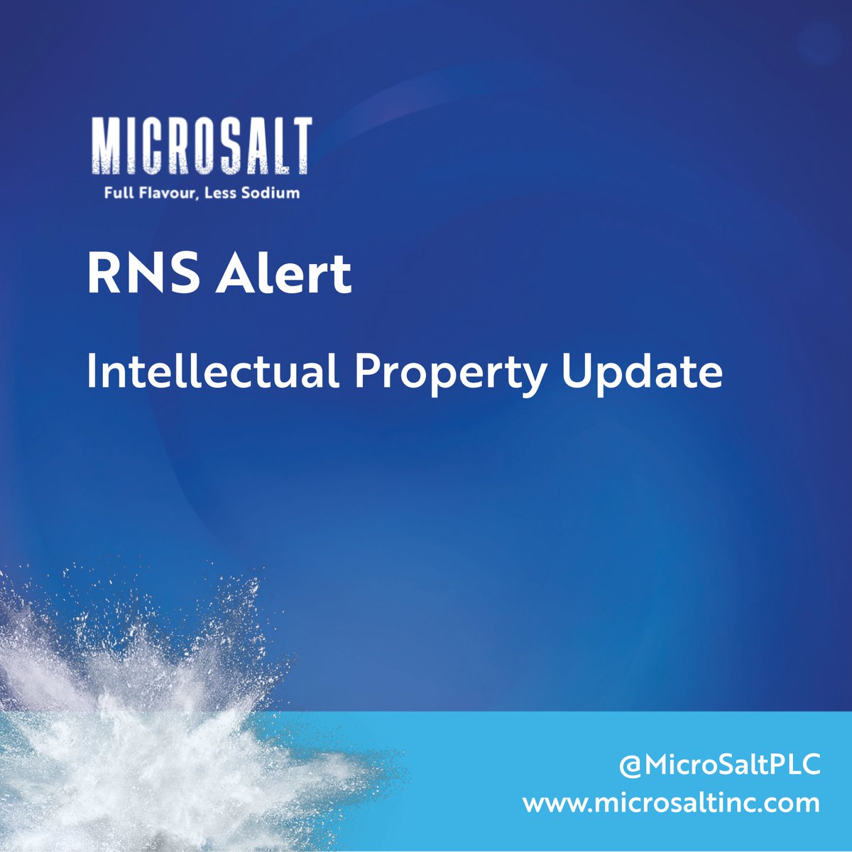 RNS Alert

Intellectual Property ("IP") Update

Read the full release here: londonstockexchange.com/news-article/S…