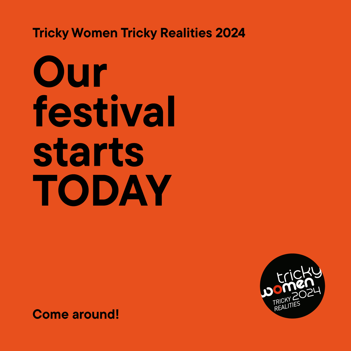 #twtr24 😍 Tricky Women/Tricky Realities 2024 starts today. During the next days we celebrate the radiance, courage and emancipatory power of animated films made by women and/or genderqueer artists in Vienna and online worldwide. More here: online.trickywomen.at