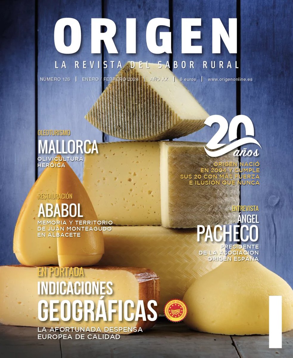 ACTUALIDAD 🆕 Carta del director: Solo un ¡Hasta Pronto! ❤️

No te pierdas la última #CartaDelDirector #somosORIGEN #100por100ORIGEN  #ApostamosPorLoRural #20Aniversario #DenominacionesdeOrigen #HastaPronto

✍️@EOcchialini

Más información⬇️
origenonline.es/reportajes/car…