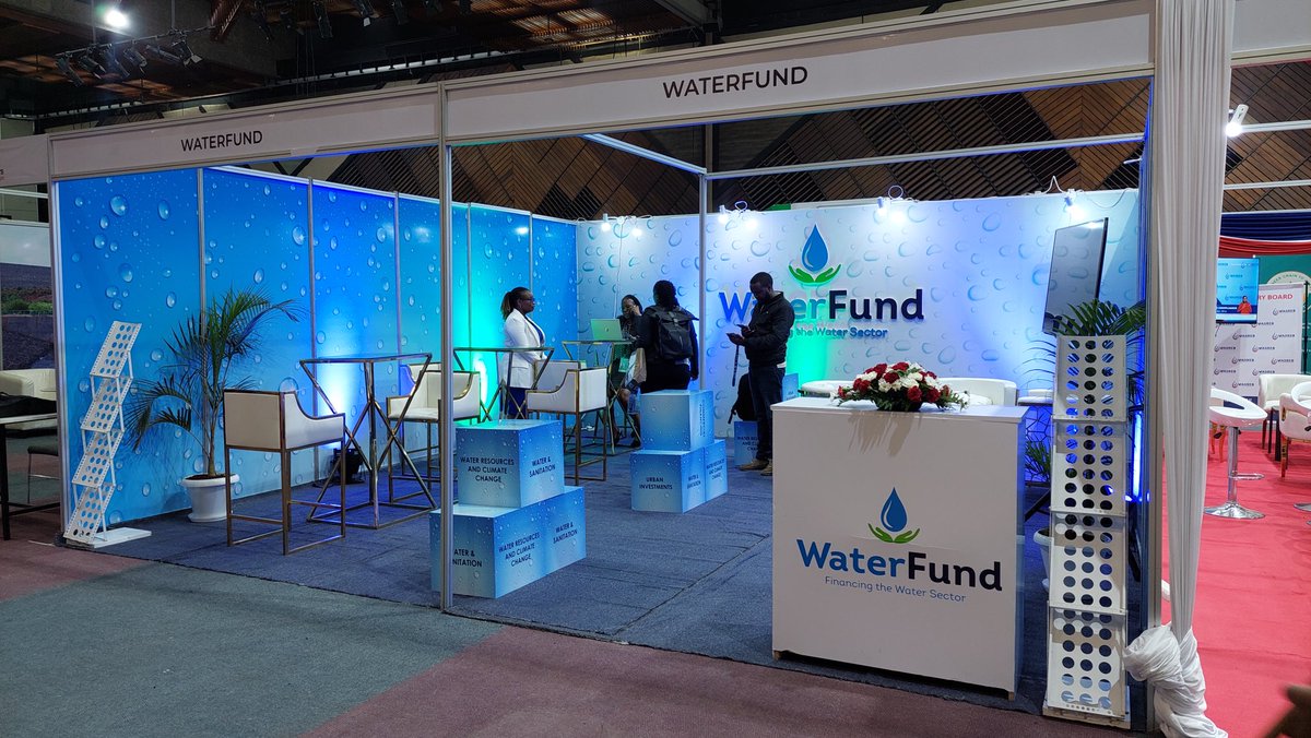 LeaClientS's tweet image. At #WASIC2024 with our client @wstf_ke. Our task was to setup a modern, minimalist and water-themed exhibition &amp;amp; stakeholder engagement area ☑️