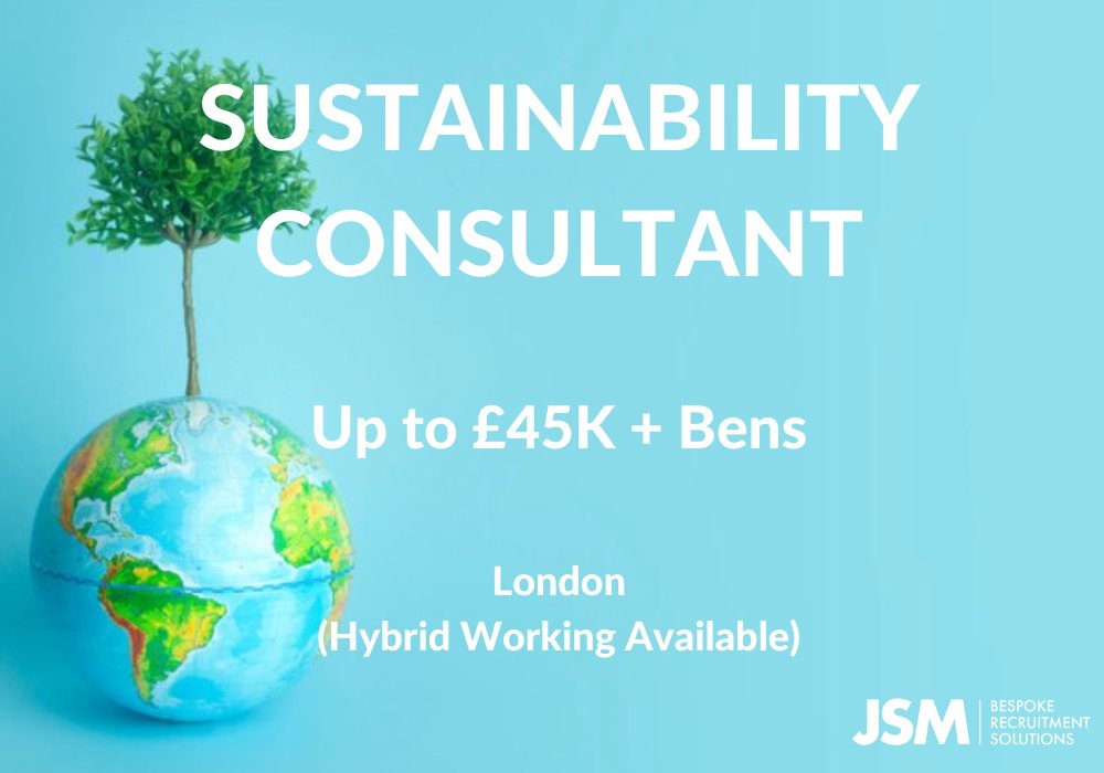 JSMAssociates's tweet image. Join this dynamic and rapidly expanding sustainability team! Shape the future in a close-knit environment with exciting technical projects #sustainability #sustainabilityjobs #technicalprojects #flexibility #workculture
Apply here; bit.ly/3UPXAam