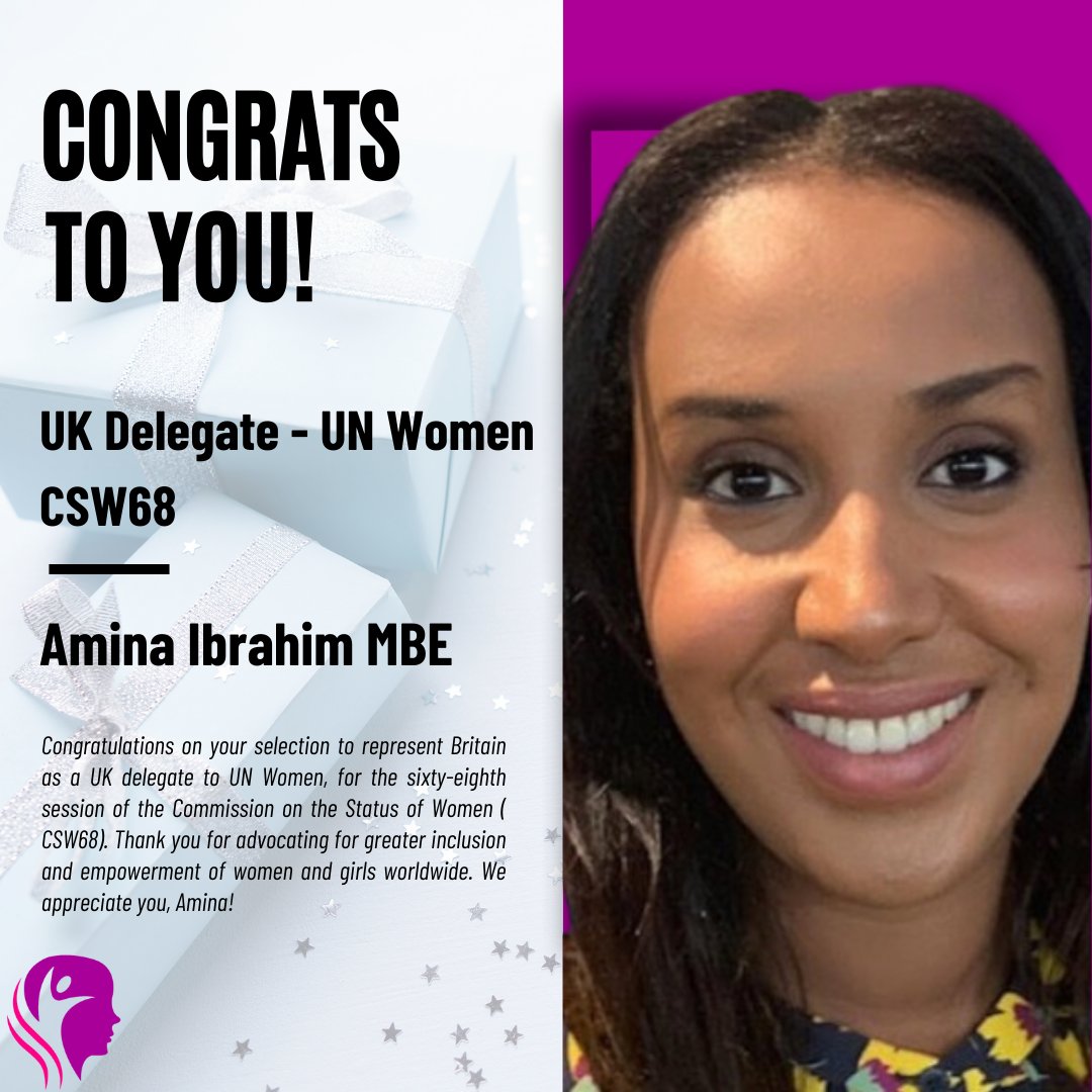 Congrats to @SheIs_Mina on the honor of representing Britain as a UK delegate to @UN_Women for #CSW68. Amina works in @NHSuk & is also passionate about #digitalhealth. 'I am British but also East African from #Somaliland' More; wordsthatcount.org/women-in-digit… #celebratingwomen #IWD2024
