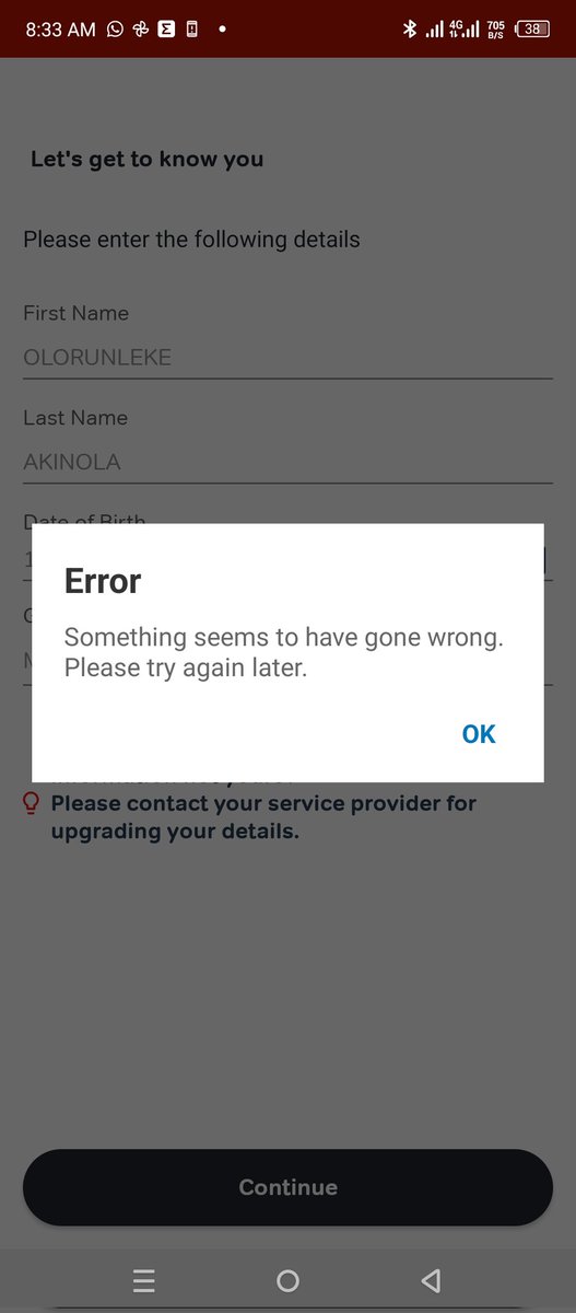sentix2000's tweet photo. @smartcashpsb upgraded my account with NIN and bvn now I cannot log into my account any more. Showing stupid error https://t.co/AnnGASjrET