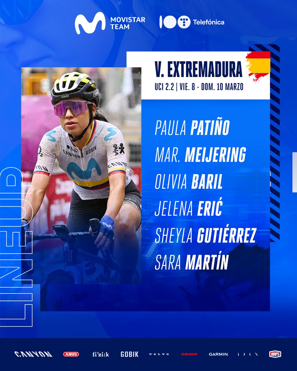 🟢⚪️⚫️ Ya instalados en Las Hurdes para comenzar mañana viernes la <a href="/vuelta_ex/">Vuelta Extremadura 2025</a>; nuestro estreno en esta joven ronda por etapas > bit.ly/guiaExtremadur…

Ⓜ️ @paulapb29 Meijering <a href="/JekaaEric/">Jelena Erić</a> Baril <a href="/Sheyarcoiris/">Sheyla Gutierrez Ruiz</a> <a href="/SamartinmartinA/">Sara Martín</a>, nuestras 6 en la salida de Nuñomoral

#RodamosJuntos