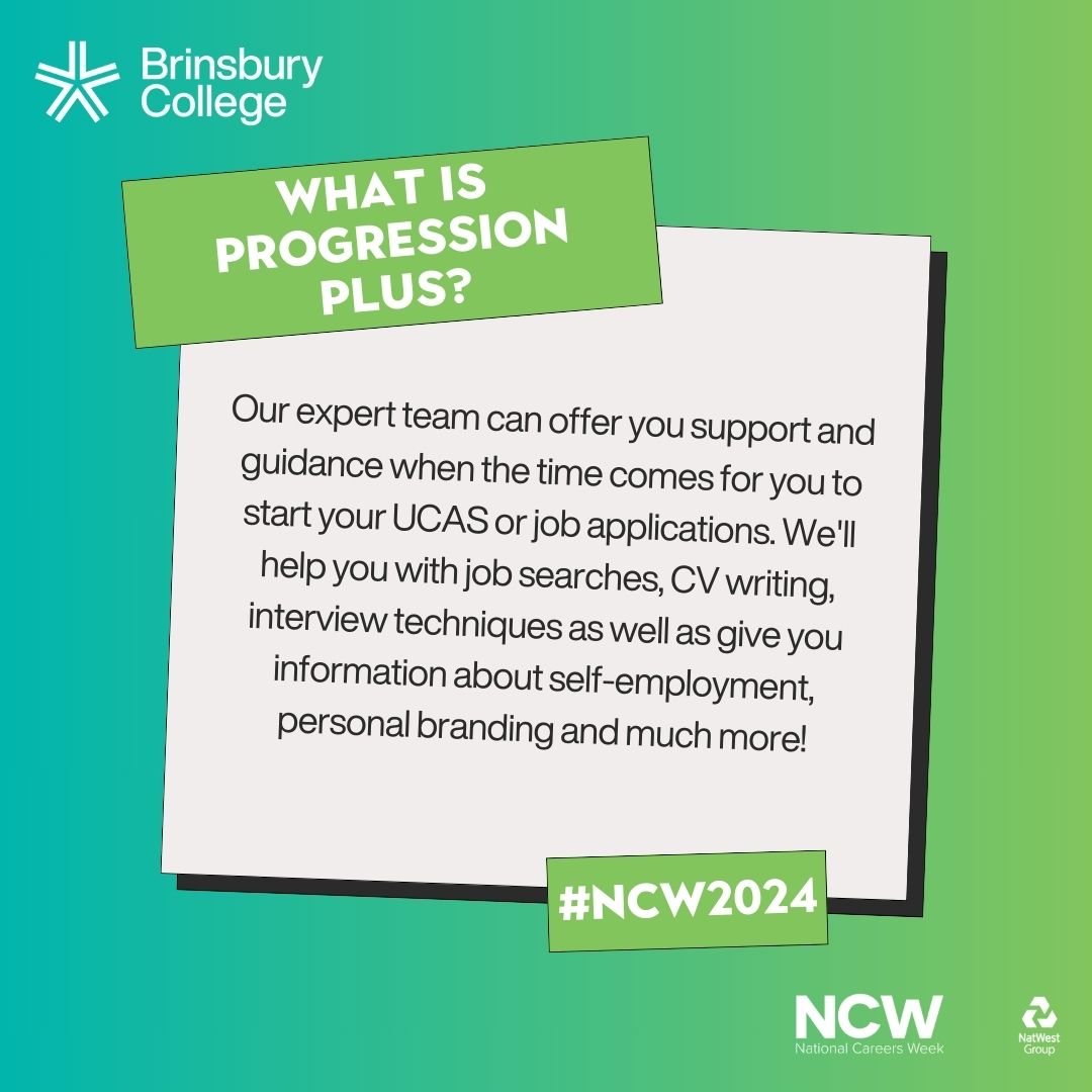 What is Progression Plus? For more information on Progression Plus, click here: orlo.uk/lsDjl #NCW2024 #MadeAtBrinsbury #NationalCareersWeek2024 #CareerGoals