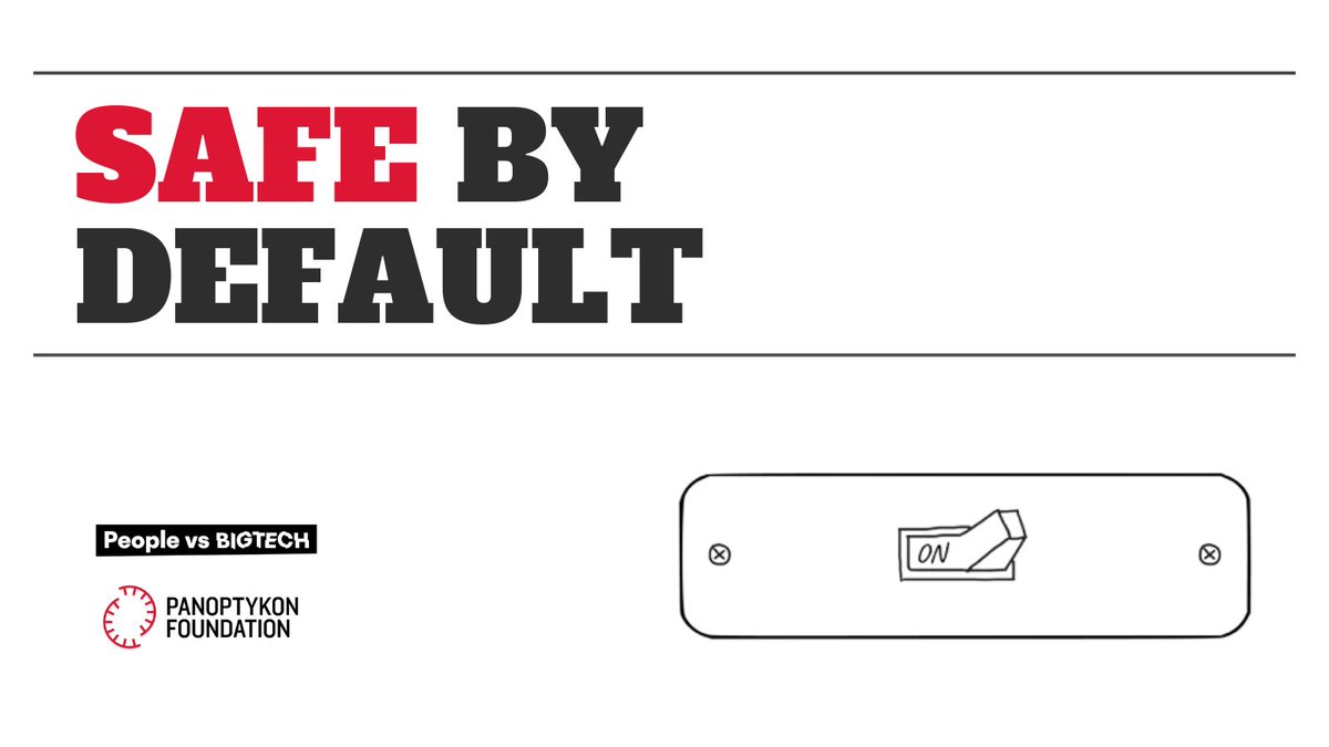 While browsing the internet and using social apps, we all deserve to be *SAFE BY DEFAULT*.
It would take *5 tectonic changes* to improve the health of our digital spaces.

Number 1 should be adopted ASAP in order saveguard the upcoming #EUelections2024. 👇
panoptykon.org/safe-by-defaul…