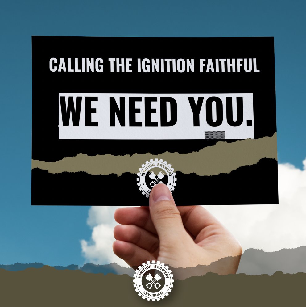 Want free beer? then volunteer for us! You will be required to hand out flyers with the vicinity of the Taproom and Sydenham station on Thursday and/or Friday from 5 - 6pm Please email hello@ignition.beer Remember - the more beer we sell, the more job we create!
