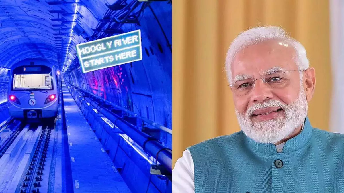 @narendramodi With the inauguration of the Howrah Maidan-Esplanade Metro section, we're witnessing a remarkable feat of engineering and innovation. This achievement not only enhances urban connectivity but also symbolizes our nation's progress and vision for the future! 🇮🇳