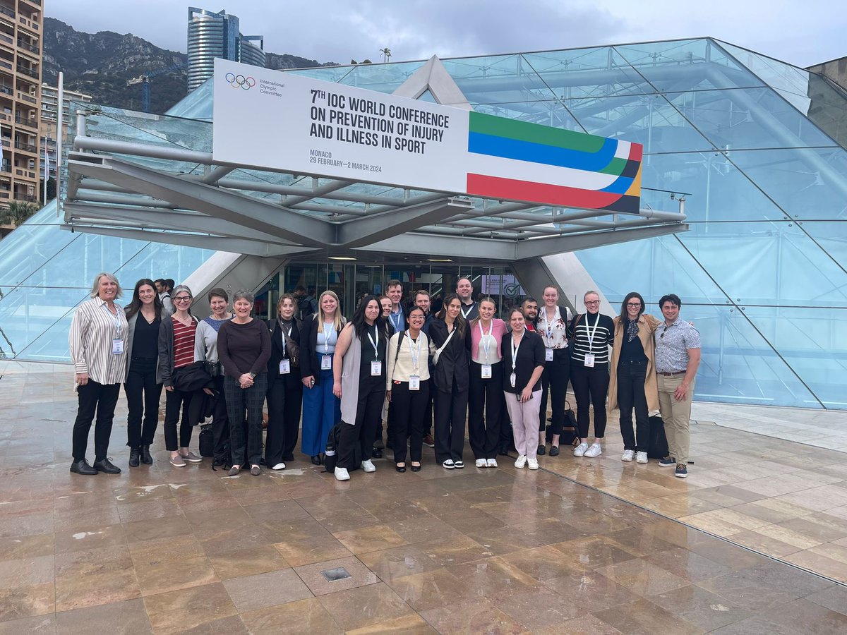 Beyond thankful for the opportunity to attend @IOCprevConf this past week & present my PhD research on the menstrual cycle. Inspiring to be surrounded by brilliant people who share a ❤️ for sport & commitment to athlete health…and in such a beautiful place #MonacoConference2024