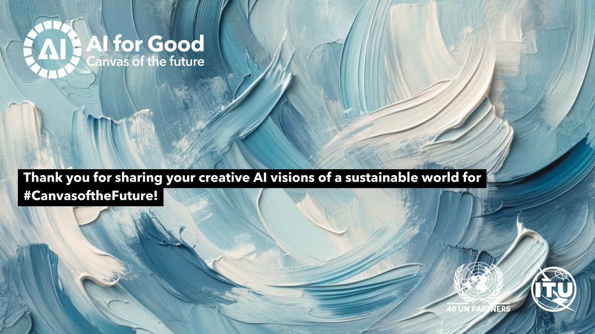 Thank you for submitting your AI visions of a sustainable world for #CanvasoftheFuture, the #AIforGood AI art contest in collaboration with @Shutterstock! 🎨 Mark your calendars - the 'Artist of the Week' series launches in April, highlighting some of the exceptional artworks!