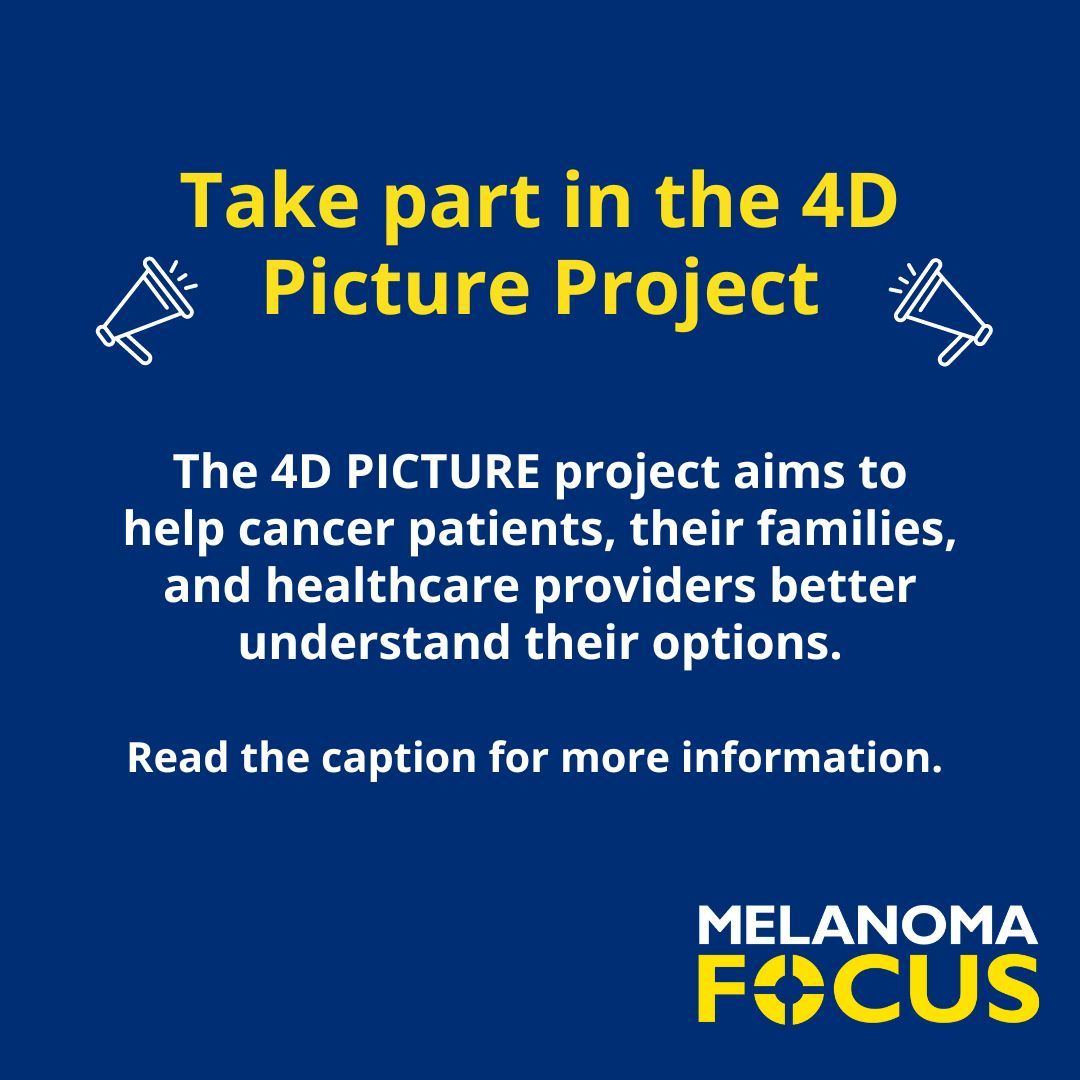 If you have had any treatment for you melanoma in the last 3 years, you can complete this survey which is part of the @4dPicture study. It is completely anonymous & has been approved by the research ethics committee at Lancaster University. buff.ly/49U32gL