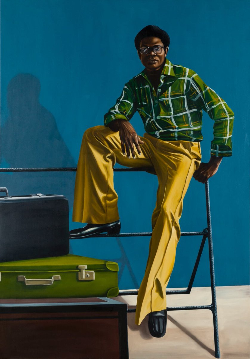 FrankMalfitano's tweet photo. PAINTINGS OF THE DAY: Recent #paintings by #Nigerian #contemporaryartist #PeterUka #contemporaryart #portraits https://t.co/6IK5qSZvwA