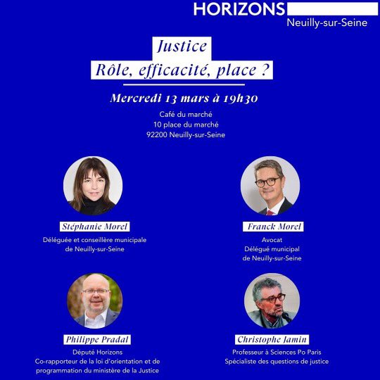 Passionnante réunion en perspective le 13 mars. 👉Du fond, de la reflexion, voir loin pour agir efficacement! 💙 @HorizonsNeuilly @HorizonsLeParti