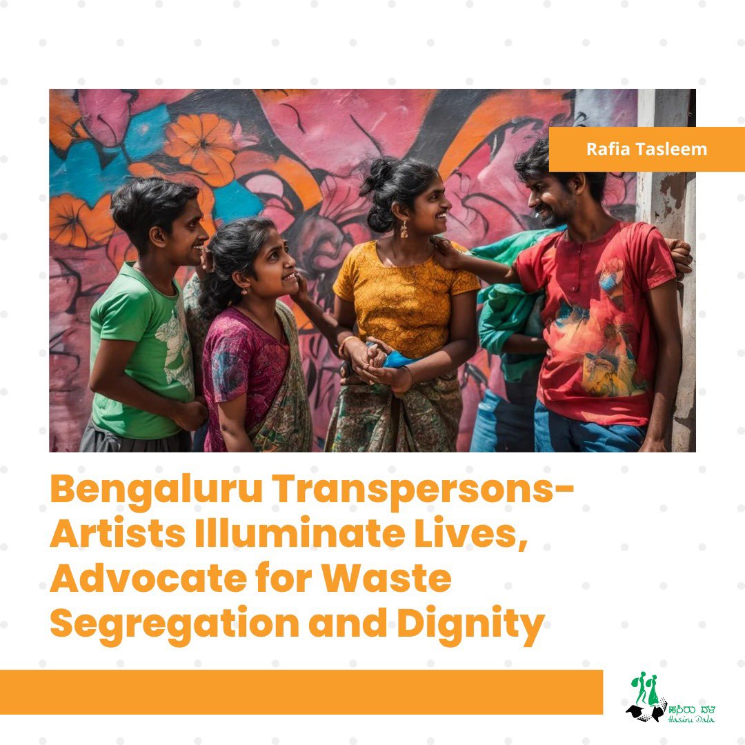 'Nirmala Shekar, project manager of zero waste initiatives at Hasiru Dala, underscores the artwork's role in fostering a culture of dignity and responsibility towards waste management among citizens.“ Read on at: bnnbreaking.com/world/india/be… #HasiruDala #ZeroWaste #CommunityArt