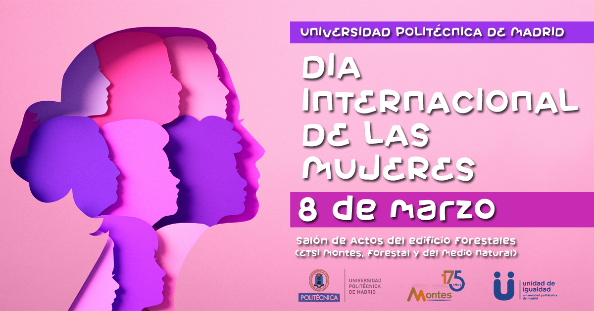 Universidad Politécnica de Madrid (@la_upm) on Twitter photo Te esperamos este #8M en la jornada "Matemáticas sin Género":
🔹 Ponencia "Matemáticas y matemáticas" de la divulgadora científica Marta Macho Stadler.
🔹Actividad interactiva
🔹Mesa redonda 
✍️Inscripciones: unidad.igualdad@upm.es
#somosUPM <a href="/MontesUPM/">ETSI Montes, Forestal y del Medio Natural</a> <a href="/upmigualdad/">UPM Igualdad</a> Te esperamos este #8M en la jornada "Matemáticas sin Género":
🔹 Ponencia "Matemáticas y matemáticas" de la divulgadora científica Marta Macho Stadler.
🔹Actividad interactiva
🔹Mesa redonda 
✍️Inscripciones: unidad.igualdad@upm.es
#somosUPM <a href="/MontesUPM/">ETSI Montes, Forestal y del Medio Natural</a> <a href="/upmigualdad/">UPM Igualdad</a>