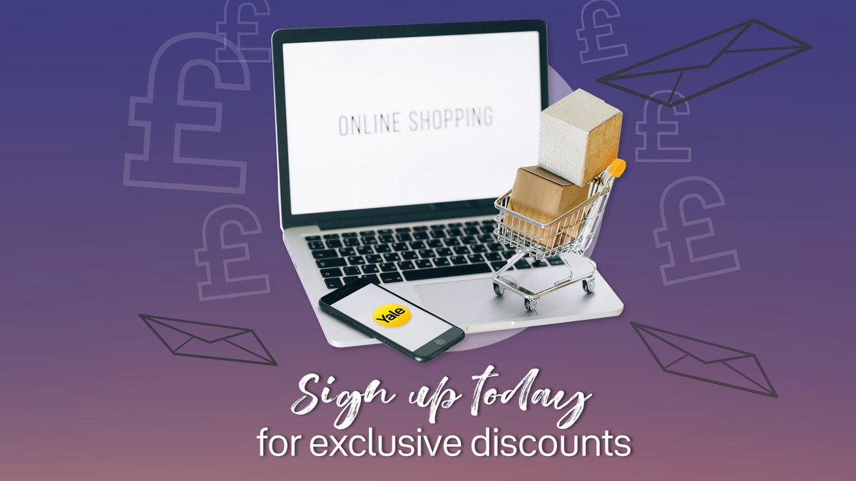 For all the latest industry news, exclusive offers and discounts, sign up to our Yale Newsletter – some of our BIGGEST deals of the year are coming your way soon! So sign up and grab yourself a bargain 🤑👉 yalehome.co.uk