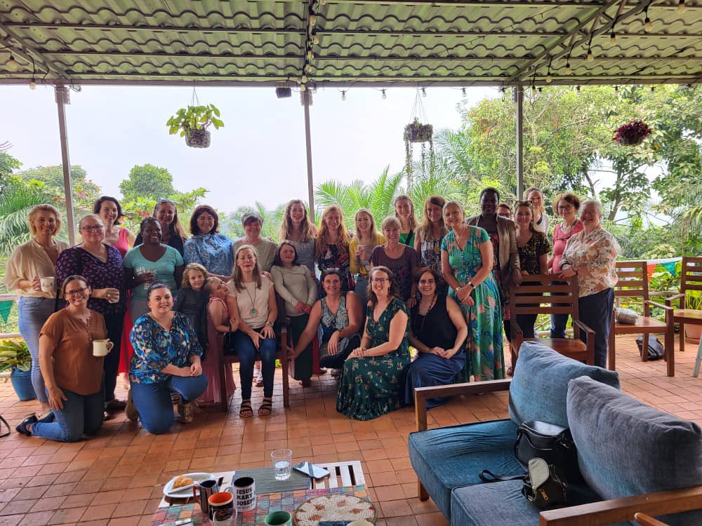 IEAmbUganda's tweet photo. Thank you to the Irish Society in Uganda for organising a “brew with Bridget” in Kampala #StBridgets https://t.co/rn9Yj4IYAe