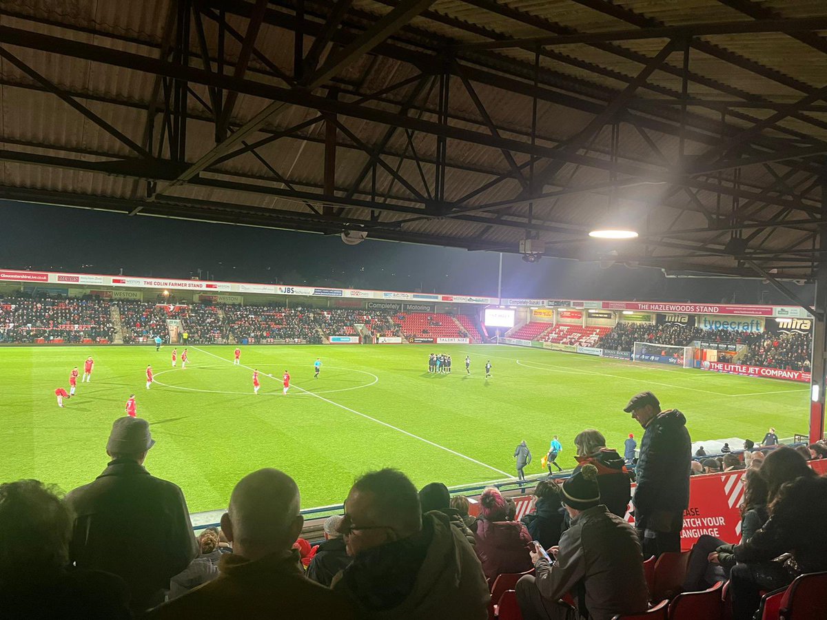 Great night watching @CAFCofficial get a big win over Cheltenham last night. #cafc