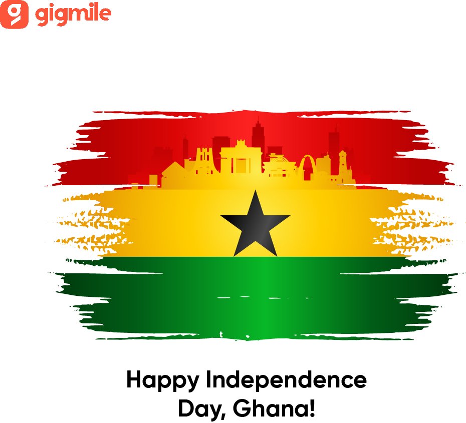 gigmile's tweet image. Happy Independence Day, Ghana!

#gigmile #independencedayghana #GhanaIndependenceDay